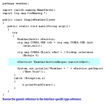 3) Narrow the generic reference to the interface-specific type reference