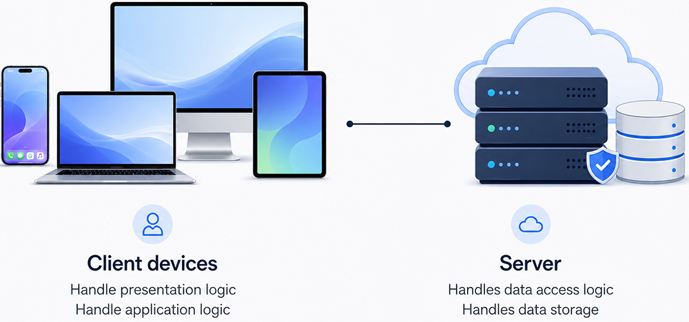 Two-Tiered Client–Server Architecture